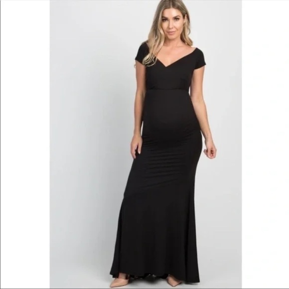 Pink Blush Dresses & Skirts - PinkBlush off the shoulder sweetheart mermaid maxi